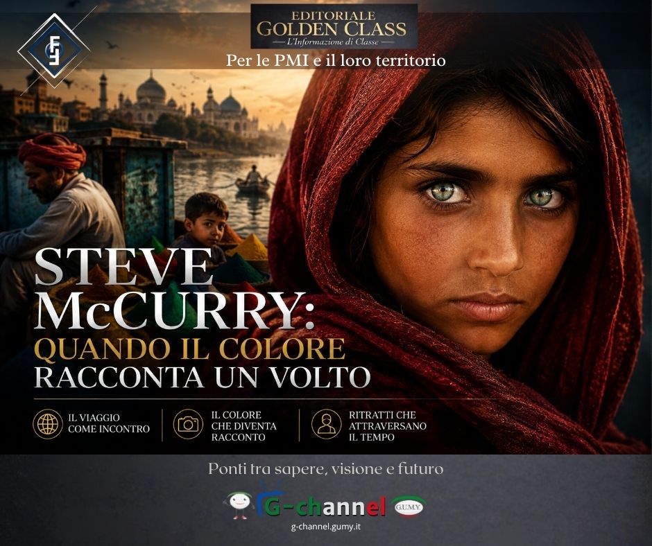 Steve McCurry: quando il colore racconta un volto